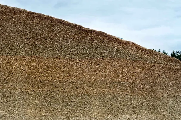 Siloanschnittfläche