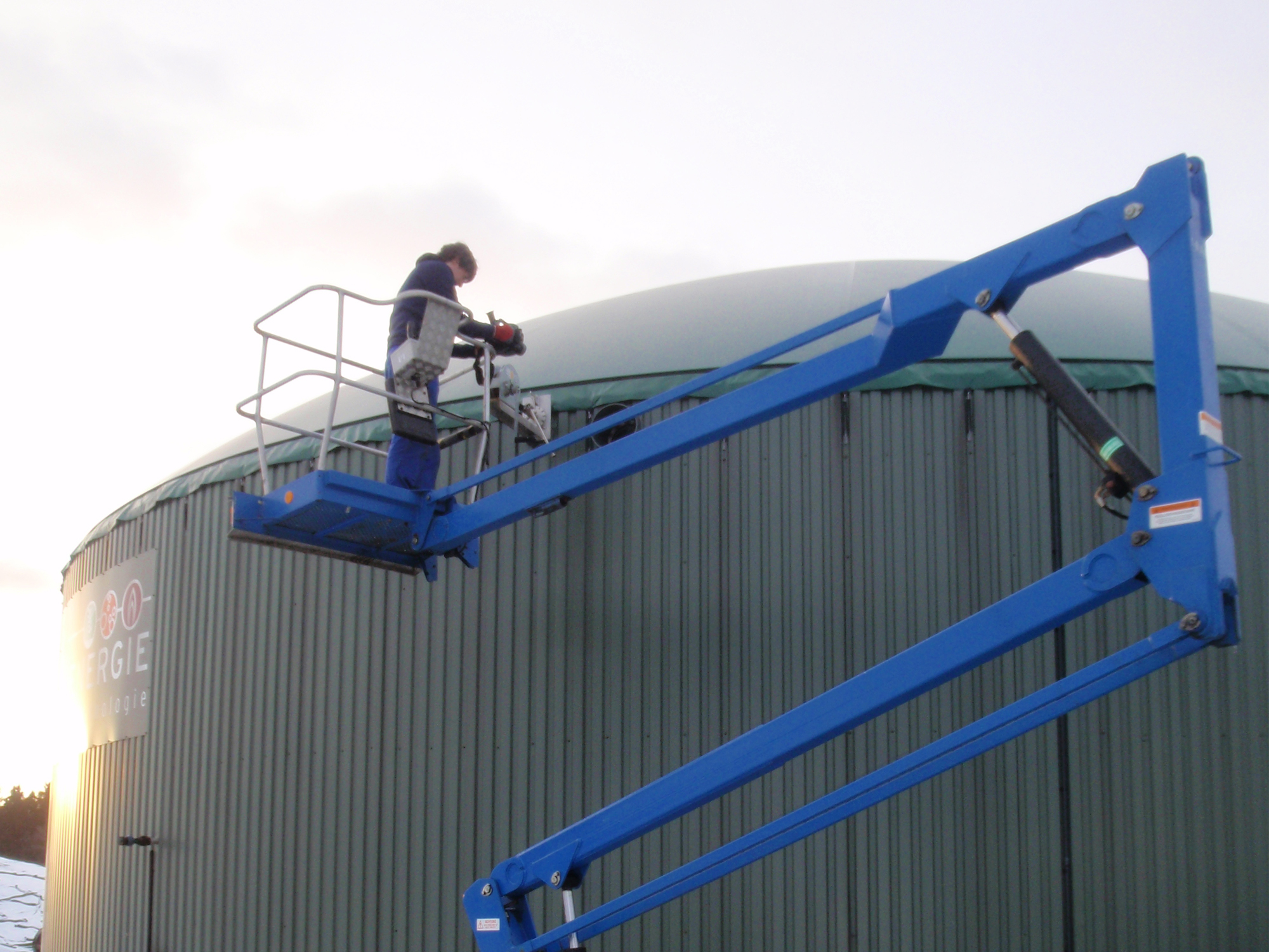 Messung Emmissionen an einer Biogasanlage